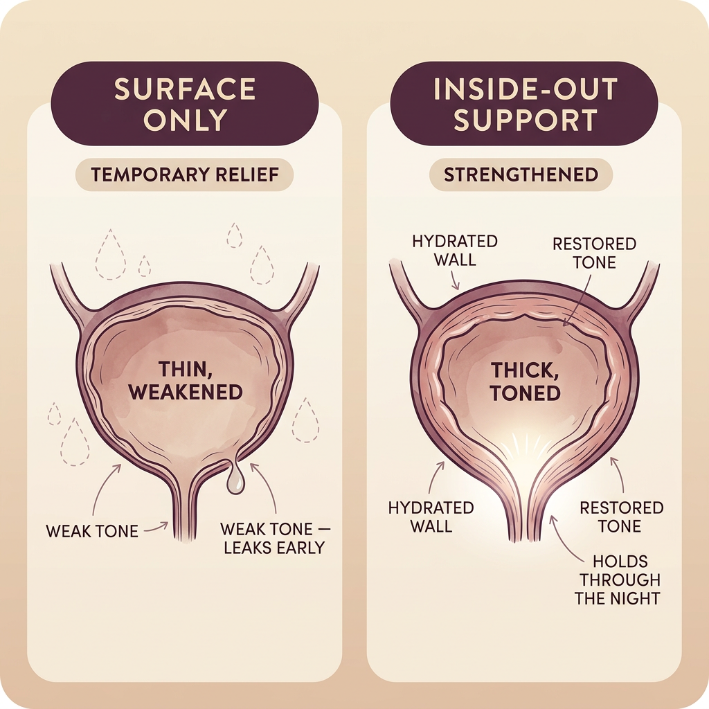 Bladder tone comparison
