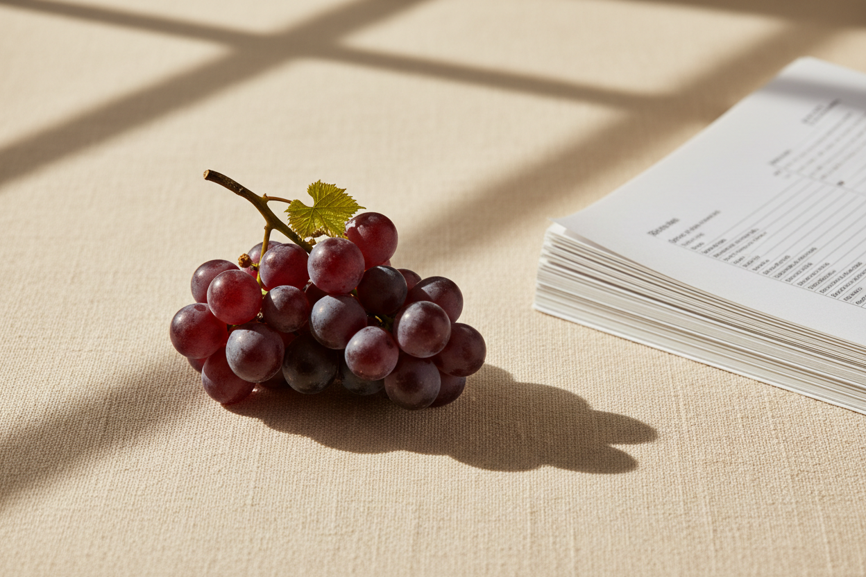 Grapes and research papers