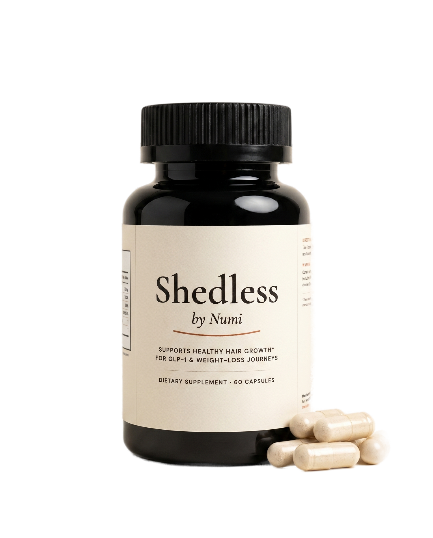 Shedless by Numi — capsules (soft cutout)