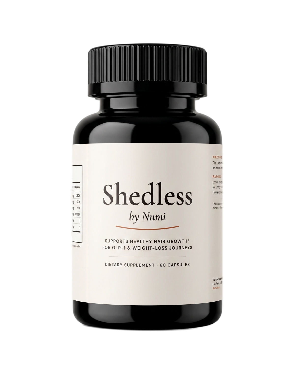 Shedless by Numi — hero (soft cutout)